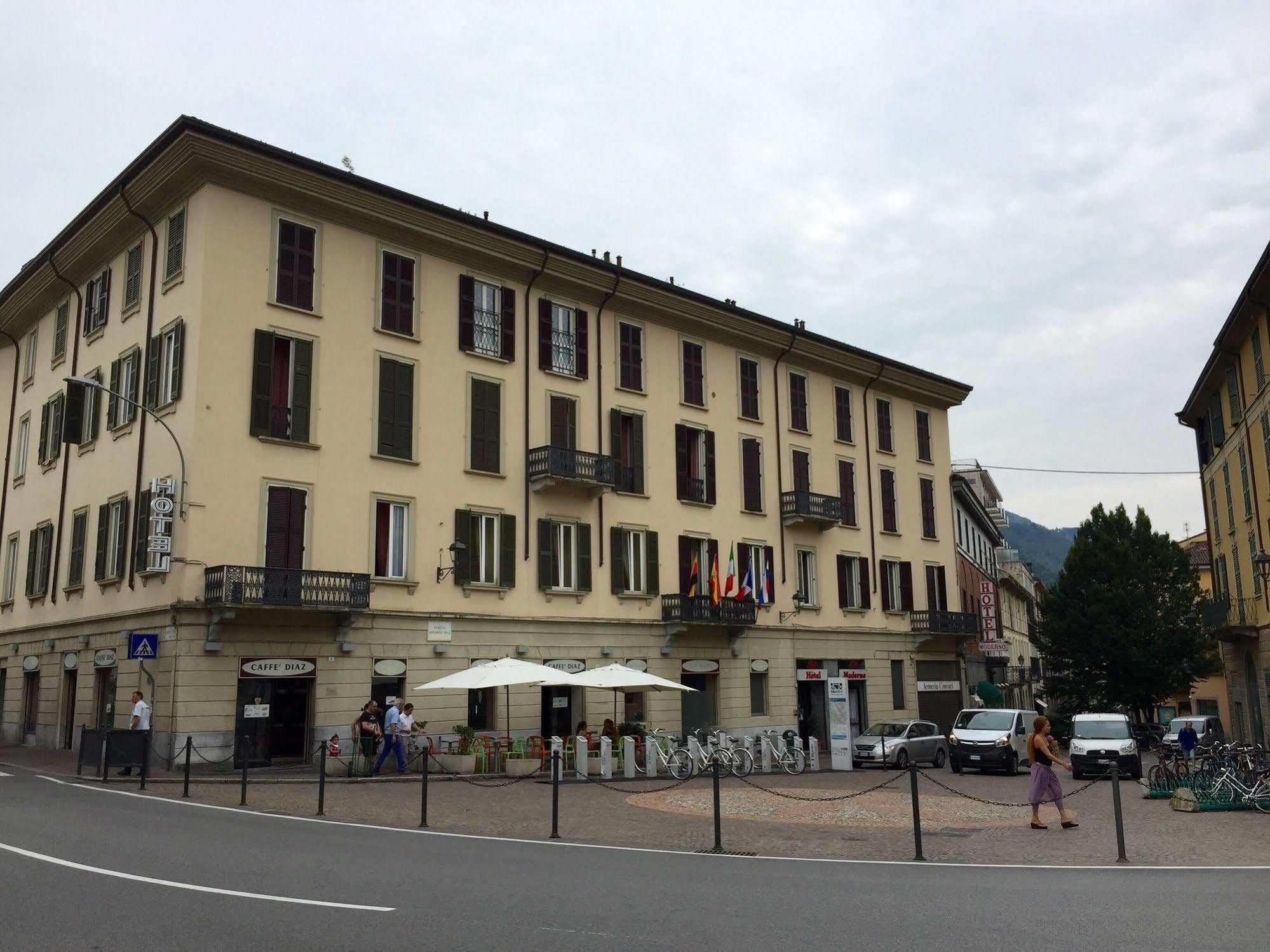 Hotel Moderno Lecco Exterior foto